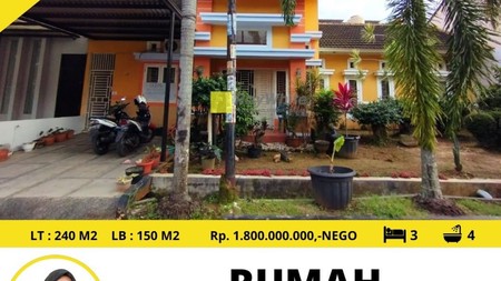 Rumah Murah dalam komplek tengah kota palembang 