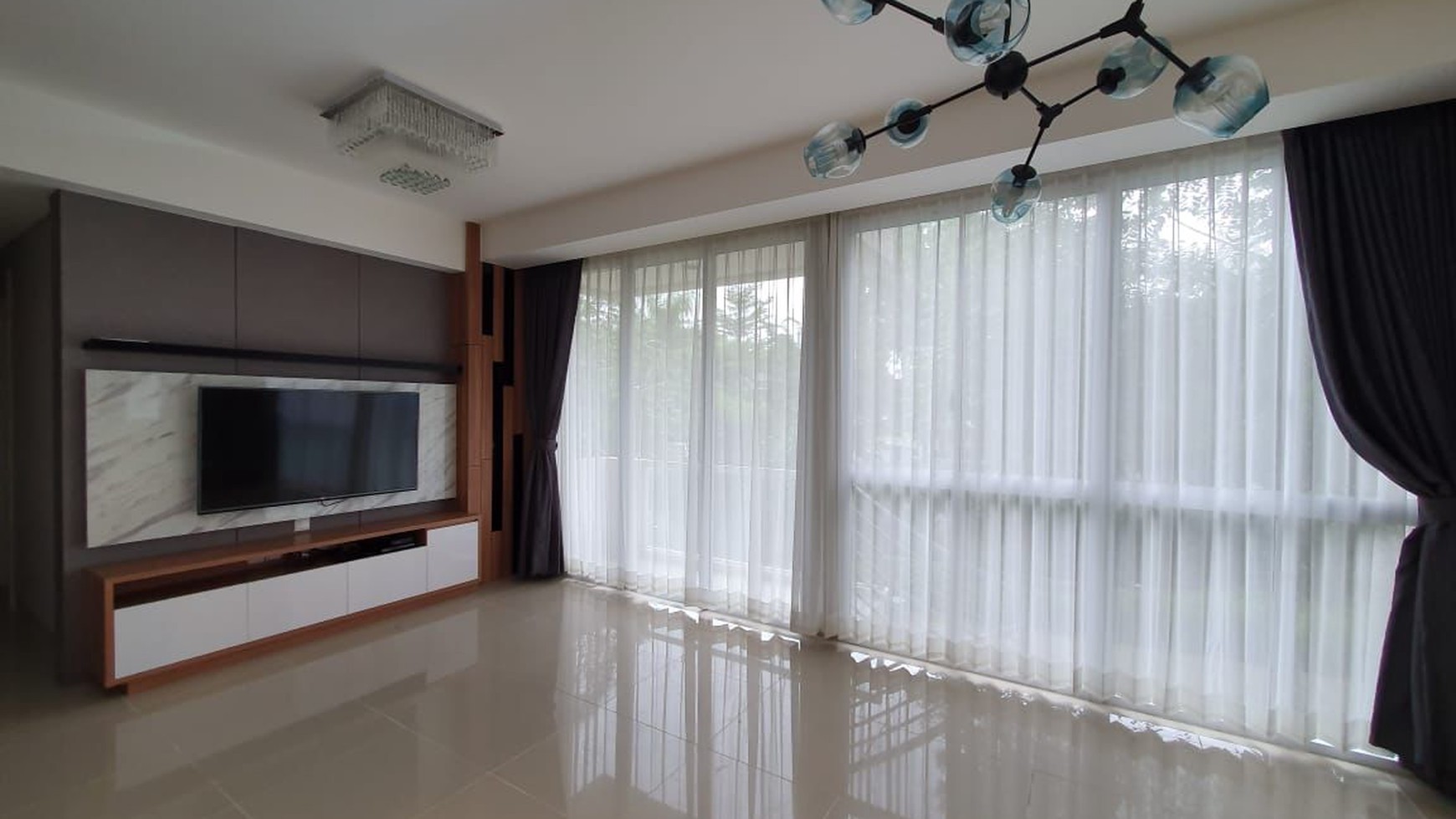 Dijual Rainbow Spring Condovillas 3 BR, Lantai G, Semi Furnished, Summarecon Serpong