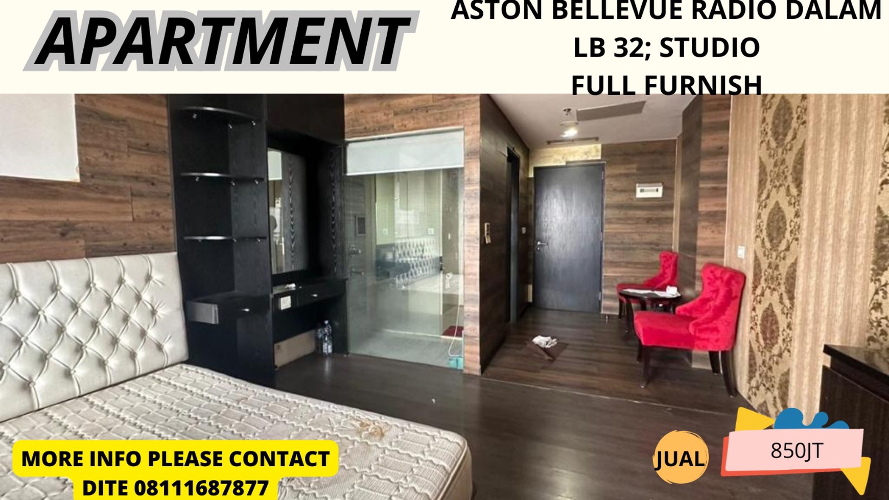 Apartemen Aston Bellevue Radio dalam, Kebayoran baru, Jakarta Selatan 