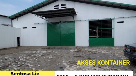 Dijual Gudang Surabaya 1350 m2 di Raya Tanjungsari - Strategis Lokasi akses Kontainer 40 Feet