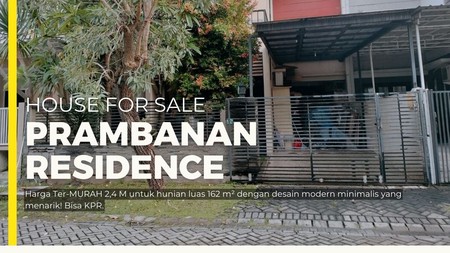 Dijual Rumah Prambanan Residence, Modern Minimalis, Surabaya Barat