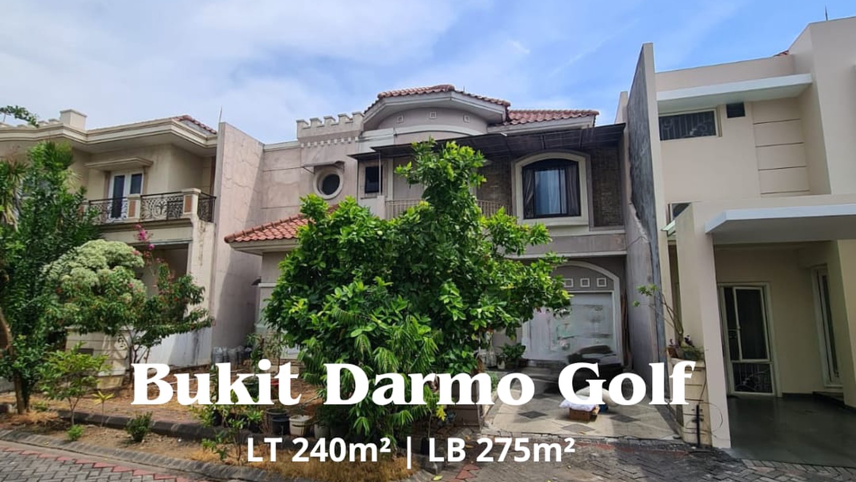 Langka Jarang Ada Rumah Mewah Bukit Darmo Golf Surabaya