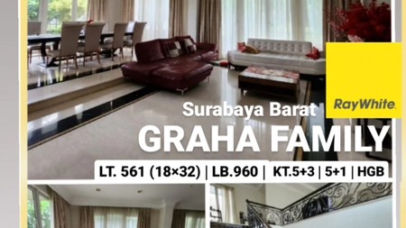 Dijual Rumah Graha Family MARMER Italy Full FURNISHED Desain Interior Mewah Siap Huni