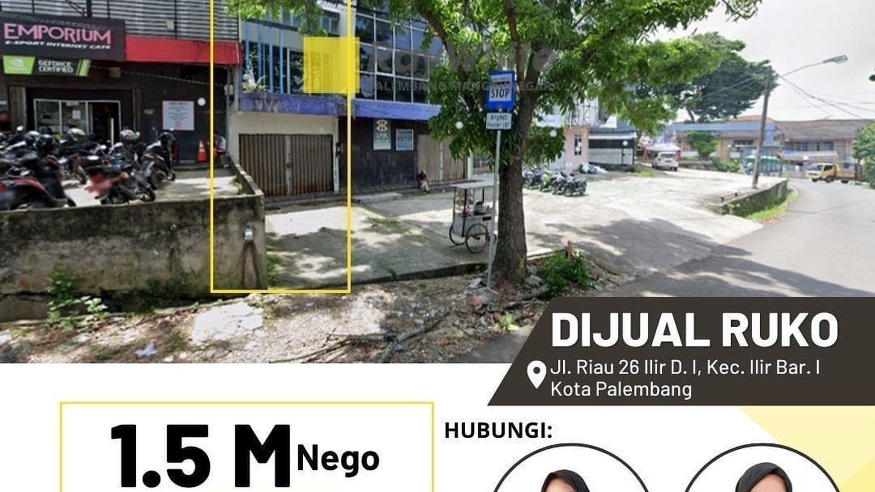 RUKO SEWA MURAH PALEMBANG 