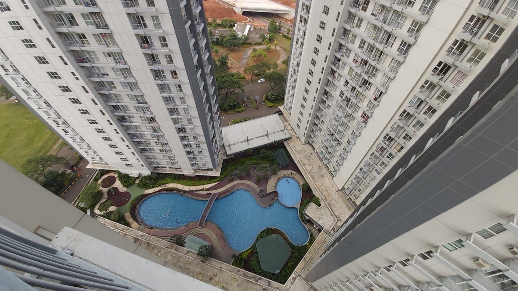 hanya 1 M saja jual cepat apartemen casa de parco bsd orchidea tower fully furnished harga dibawah pasararan