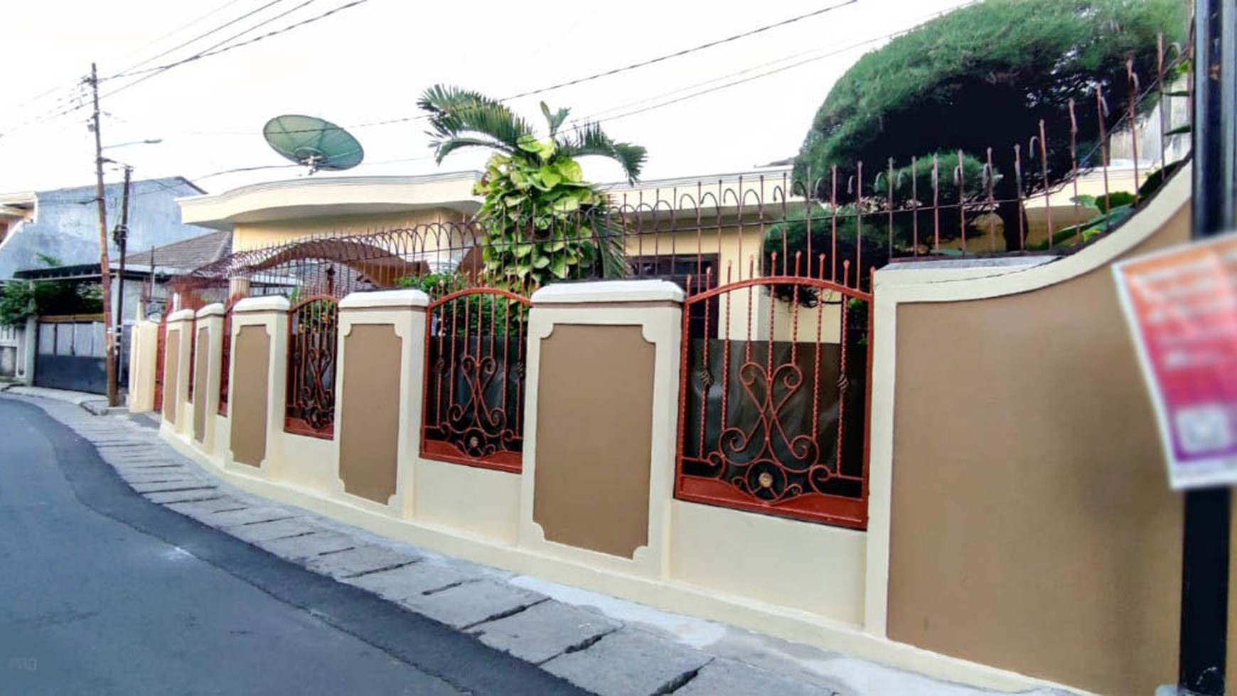 Rumah Batu Wadas, Condet  Luas 392m2