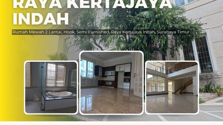 Rumah Mewah 2 Lantai Semi Furnished, Raya Kertajaya Indah, Surabaya Timur