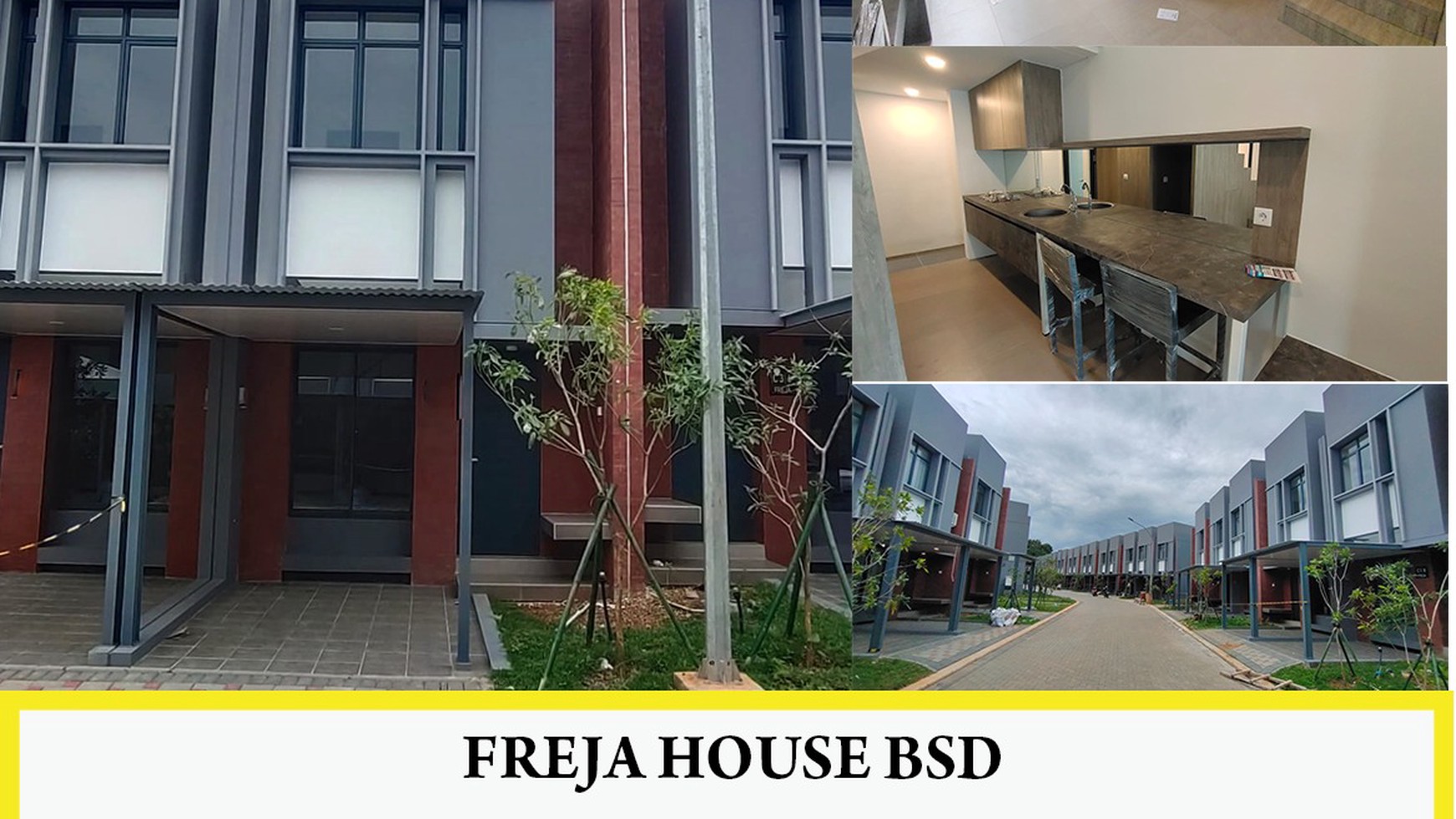 RUMAH FULL FURNISHED DI FREJA BSD CITY, 1 Mnt dr AEON Mall