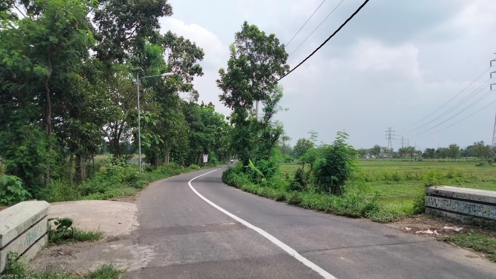 Tanah Sawah Luas 2475 Meter Persegi Lokasi Ketandan Klaten 