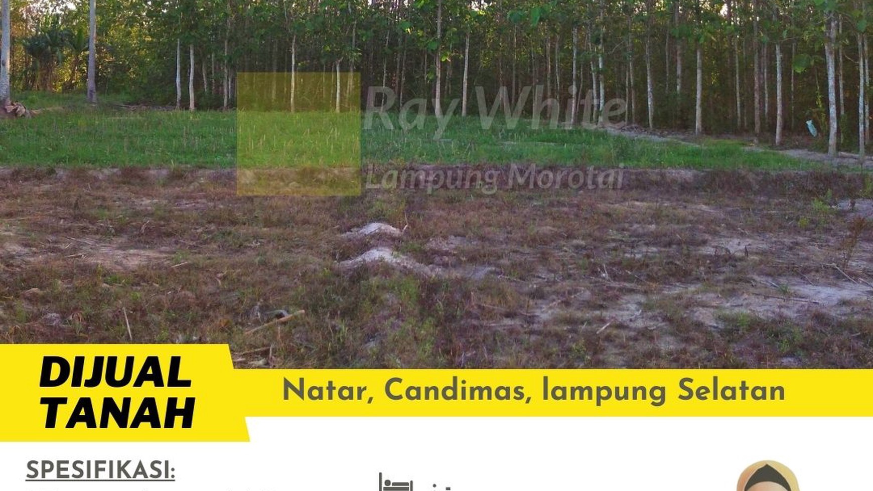 Dijual tanah luas daerah Candimas