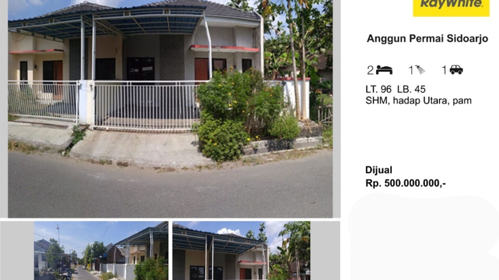 735. Dijual Rumah di Perumahan Anggun Permai