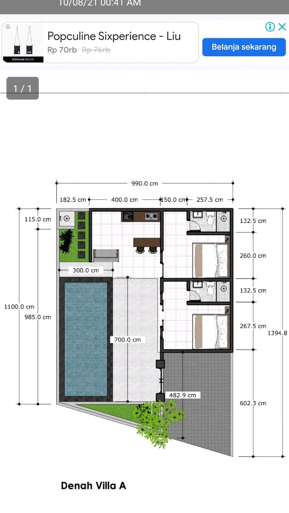 729. Dijual Rumah Jl. Taman baruna bougenville , Jimbaran, Kuta Selatan Bali