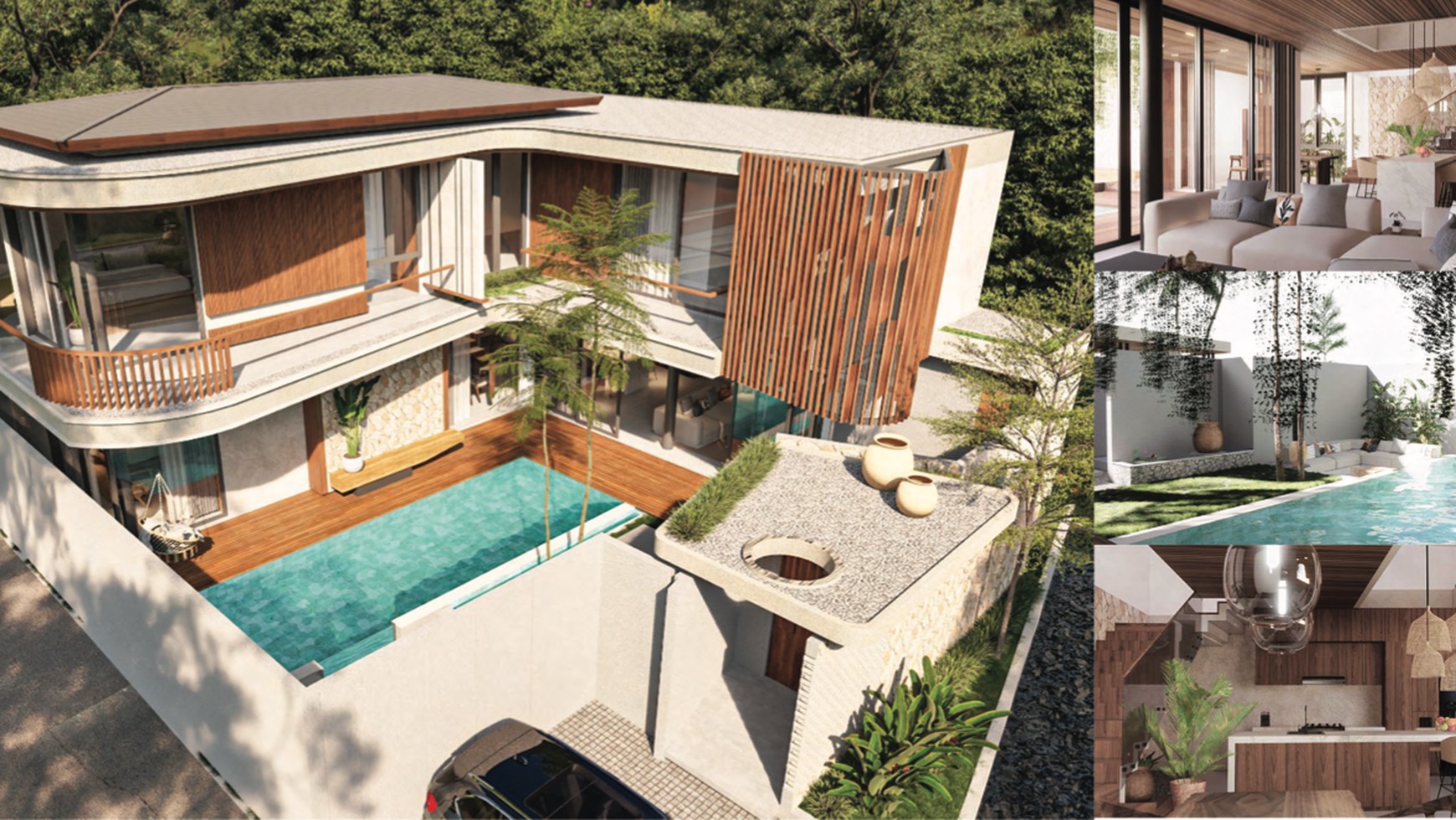 Freehold and Leasehold Brand New Villa 3 Bedrooms In Serene Surrounding Tumbak Bayuh Canggu