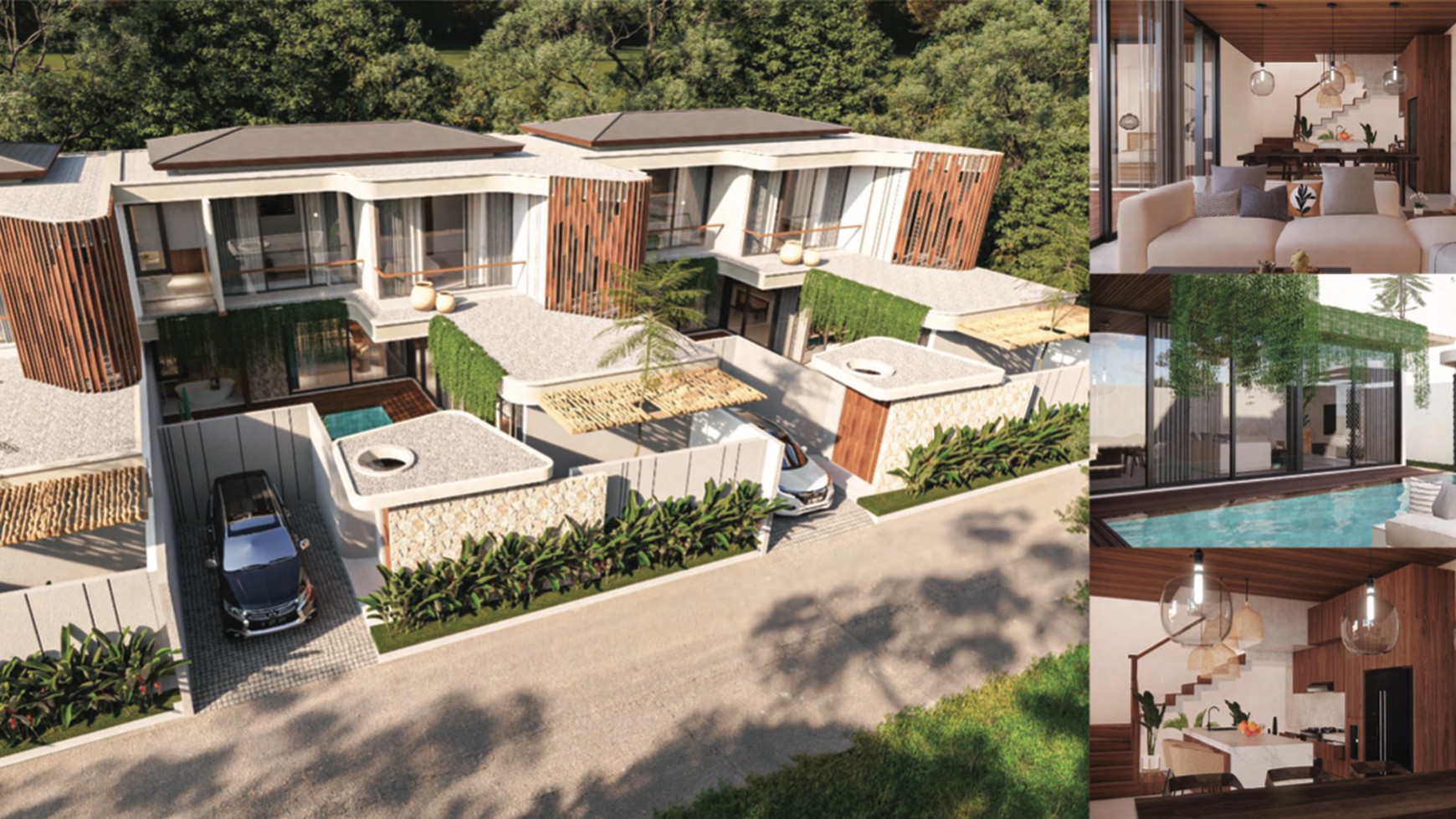 Freehold and Leasehold Brand New Villa 3 Bedrooms In Serene Surrounding Tumbak Bayuh Canggu