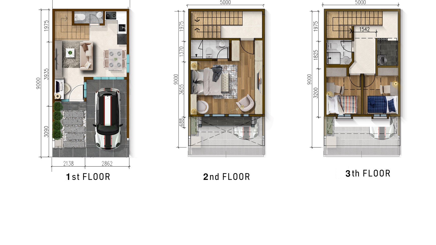 Maison des claire - Rumah baru dengan gaya eropa dekat dengan Pondok indah, jakarta selatan.