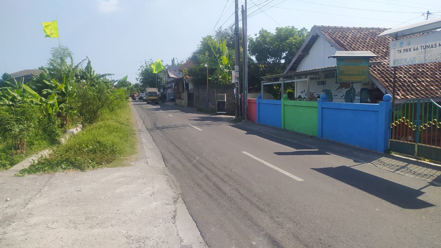 Tanah Luas 1586 Meter Persegi Lokasi Dekat Pabrik Madukismo Kasihan Bantul