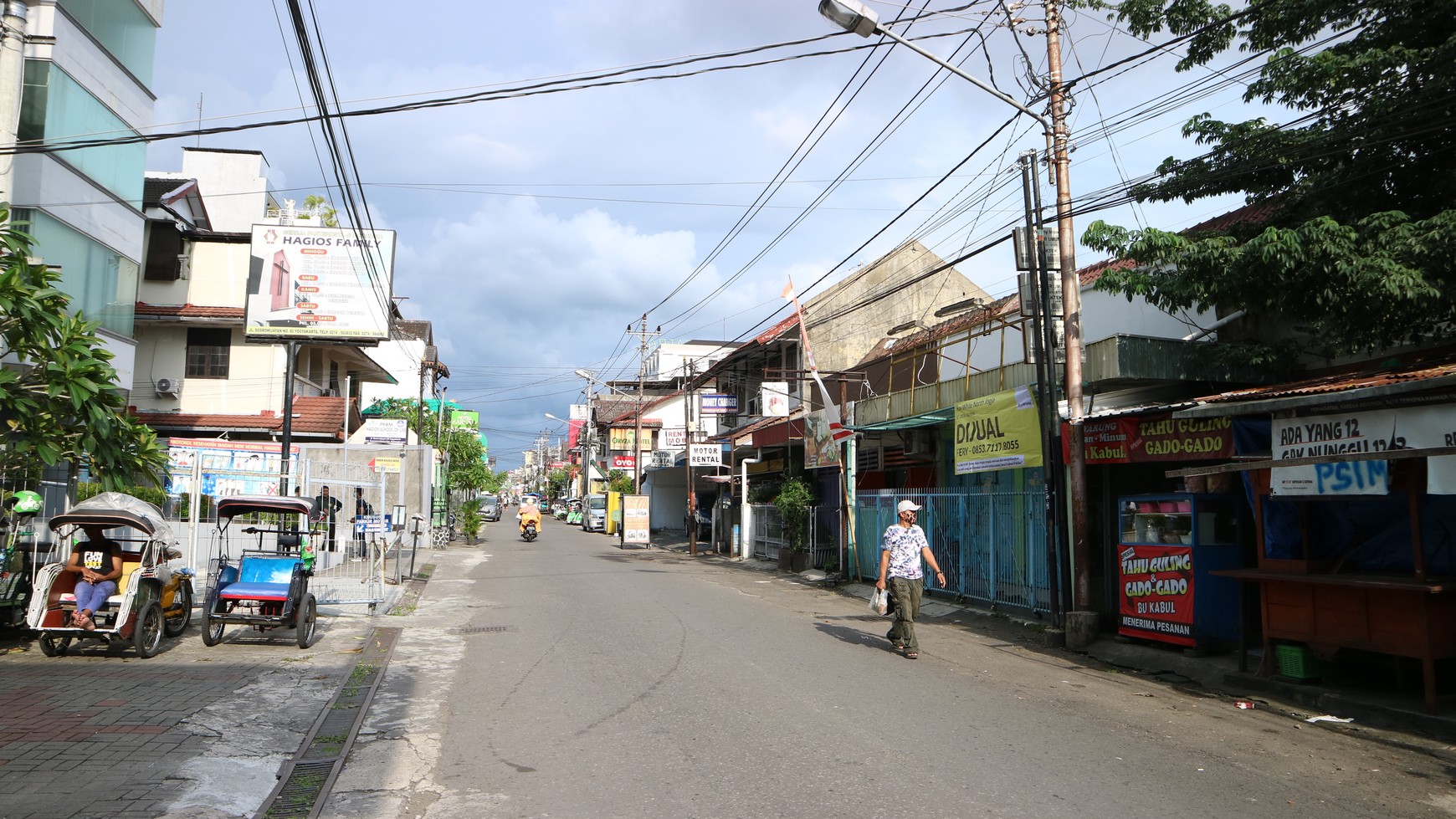 Bangunan Komersil Di Kawasan Wisata Malioboro Jl Sosrowijayan Yogyakarta