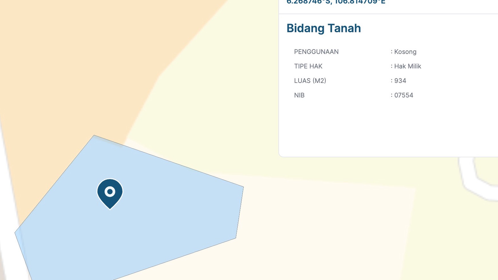 Kavling Tanah Lingkungan Tenang dan Bebas Banjir Area Kemang