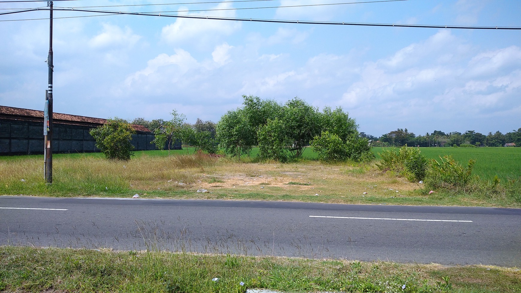 TANAH SELUAS 4807 METER PERSEGI, DI JL PEDES - GODEAN, SLEMAN
