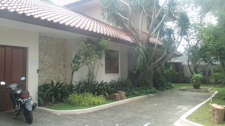 House with garden and pool at kemang timur 