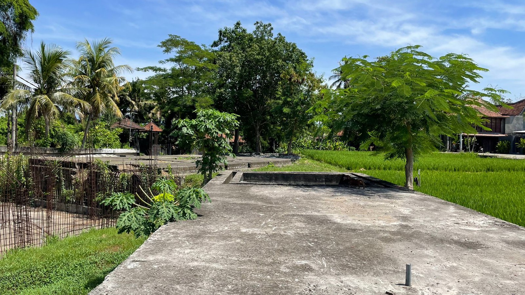 land and house  near Cemagi Beach