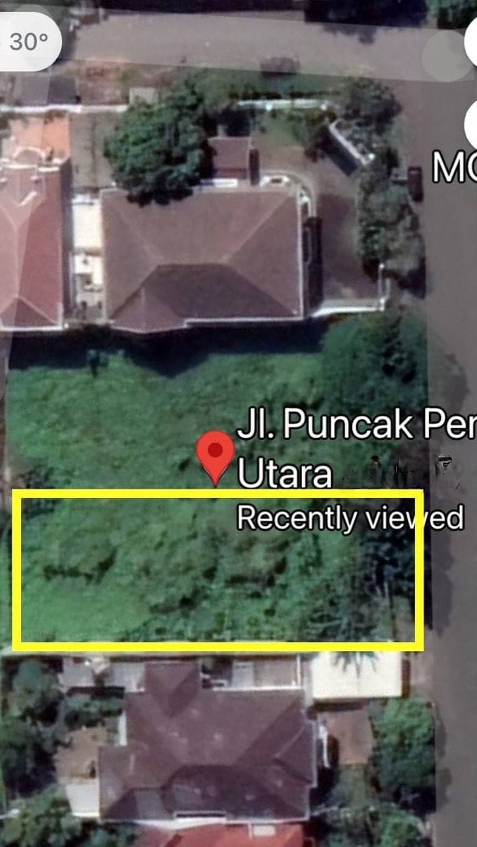 Tanah Luas Jalan Puncak Permai Utara Surabaya