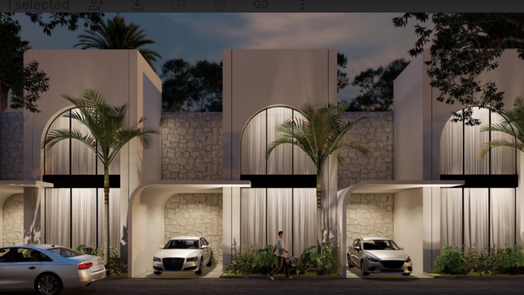This stunning two-bedroom villa In Balangan
