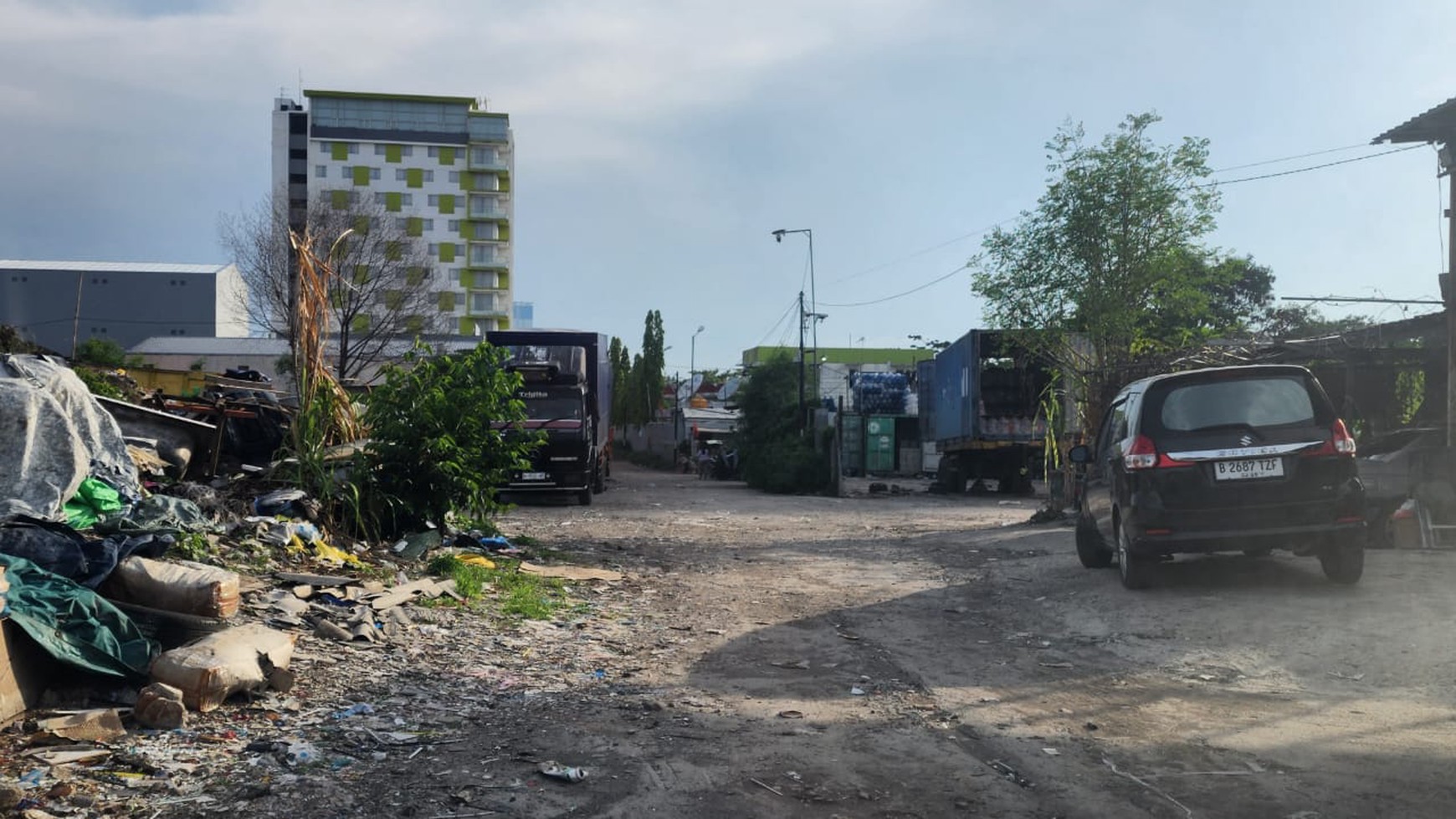 Tanah siap bangun cocok untuk gudang. pusat kota surabaya