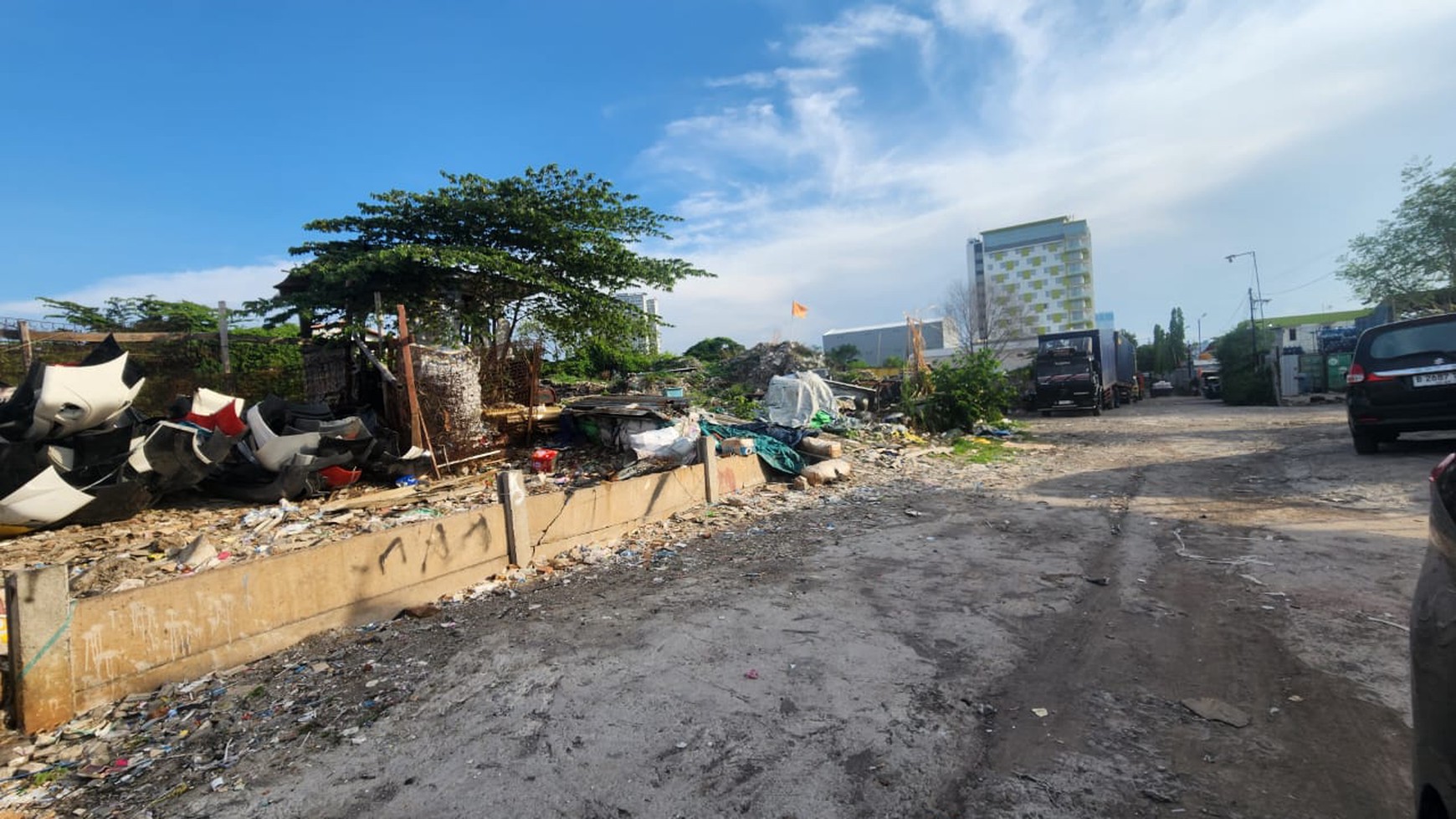 Tanah siap bangun cocok untuk gudang. pusat kota surabaya