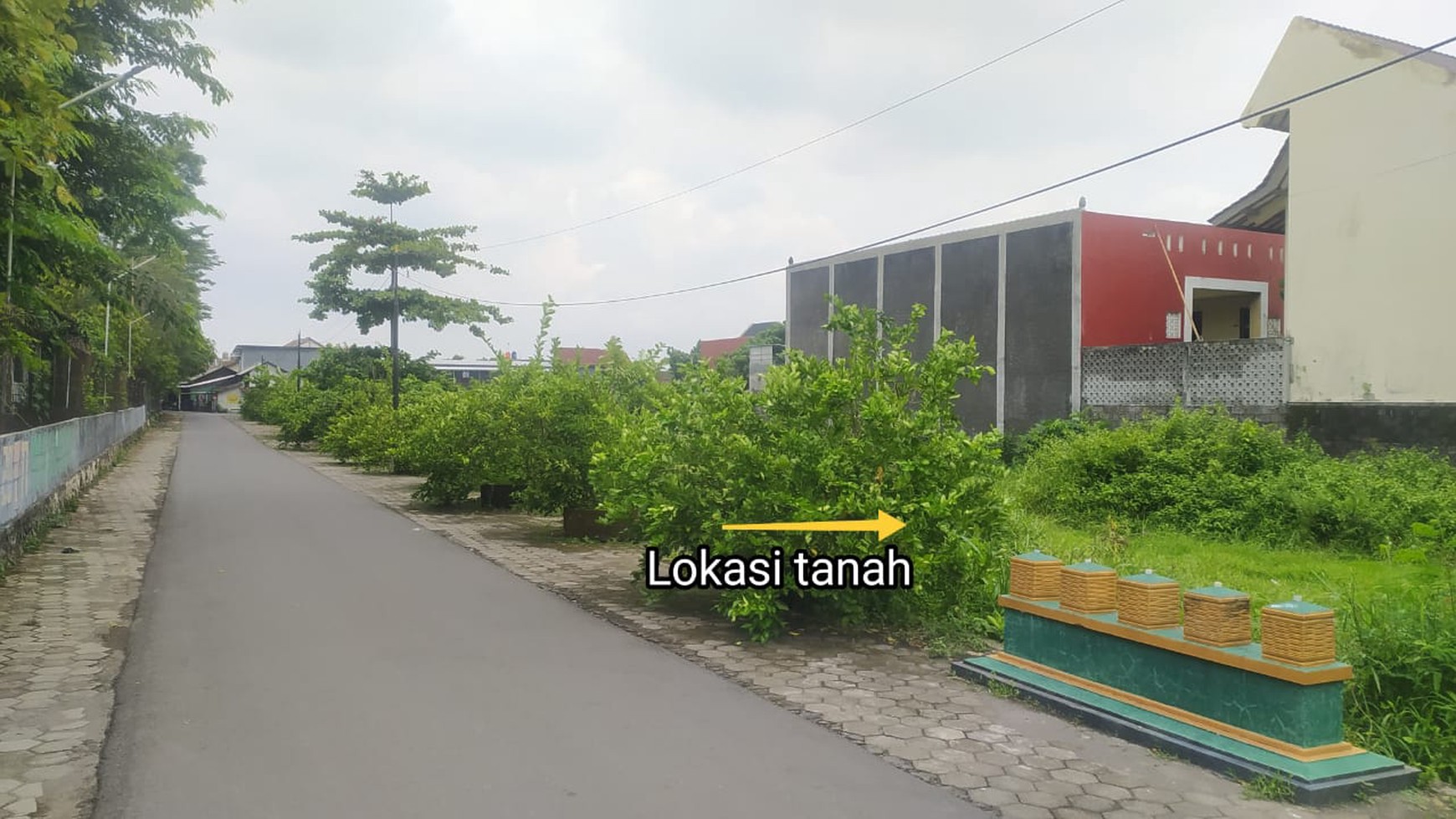 Tanah Pekarangan Hook Luas 503 Meter Persegi Lokasi Depok Sleman 