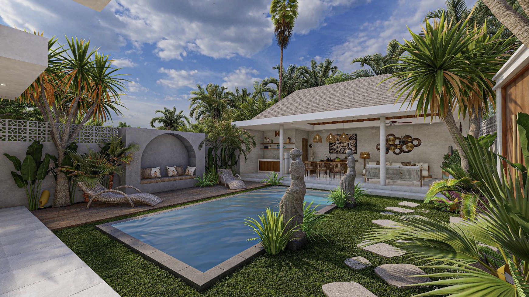 BRAND NEW MODERN ARCHITECTURE VILLA IN SEMINYAK