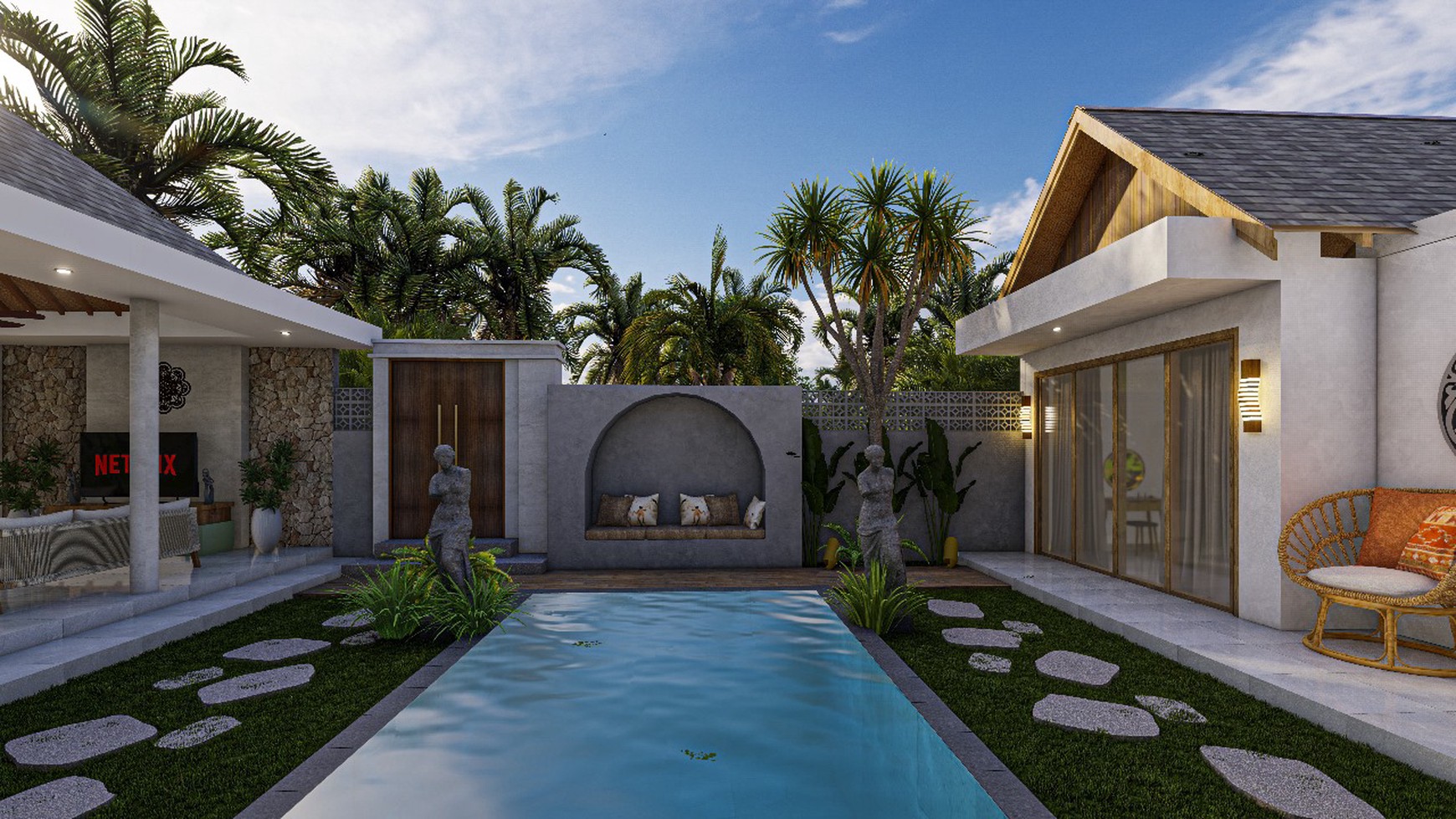 LEASEHOLD VILLA PROJECT IN MODERN ARCHITECTURE IN SEMINYAK