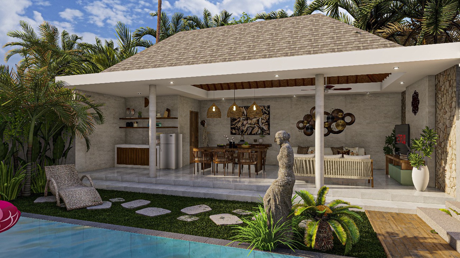 LEASEHOLD VILLA PROJECT IN MODERN ARCHITECTURE IN SEMINYAK