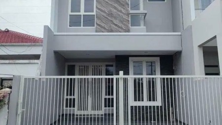 Dijual Rumah Baru Manyar Tirtoyoso Selatan - Surabaya Timur - Modern 2 Lantai dekat Sekolah SMA Petra Manyar