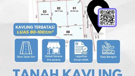 Kavling Tanah Siap Bangun dan Terdapat Lay Out dengan 8 Kavling @Gapura Menteng, Pondok Ranji