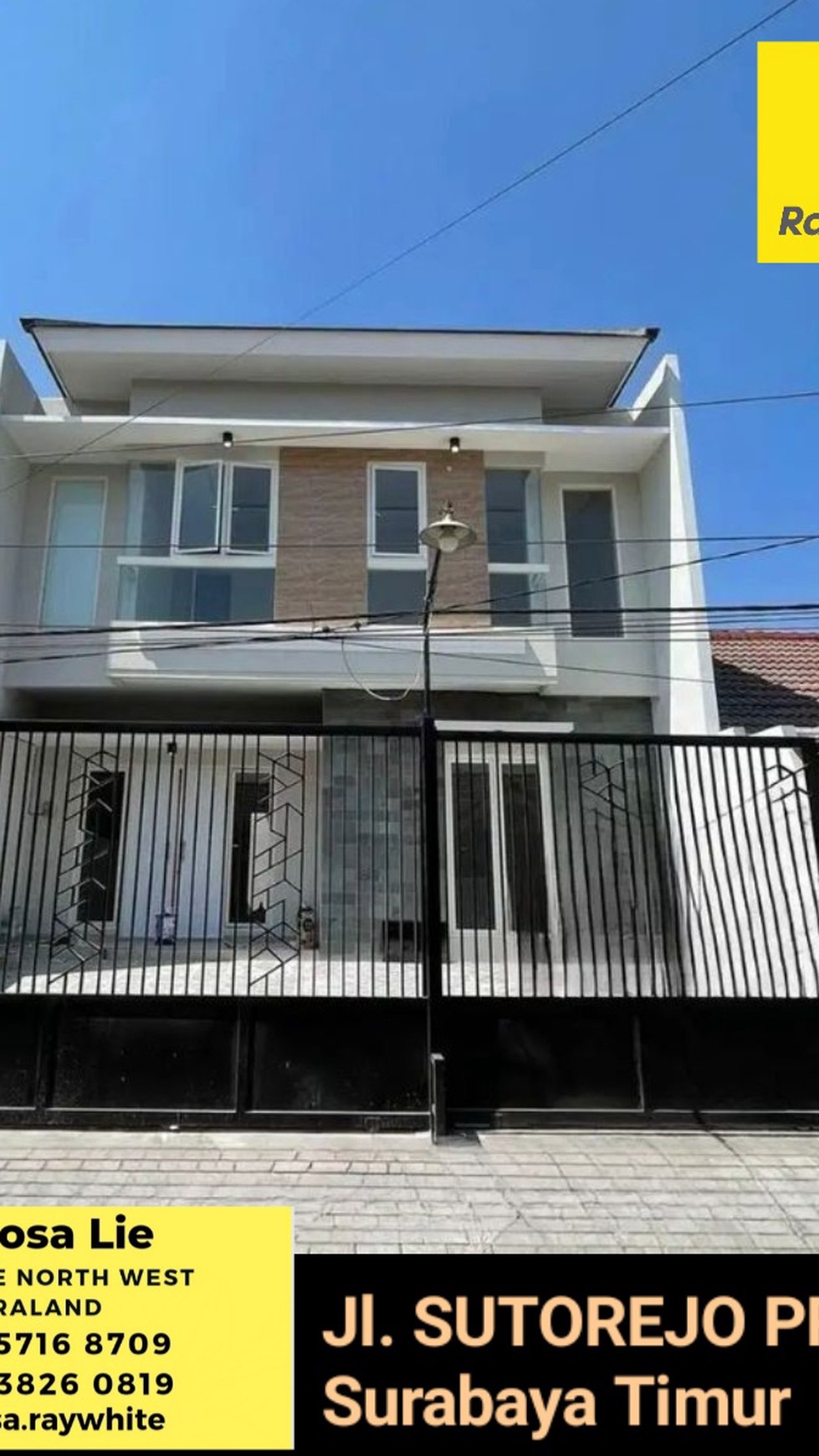 Dijual Rumah Baru Sutorejo Prima - Surabaya Timur dekat Raya Mulyosari, Pakuwon City, ITS 