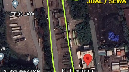 Dijual 8026 m2 Tanah Raya Tambak Osoeilangun - Romokalisari -Benowo - Surabaya  STRATEGIS Lokasi Nol Jalan RAYA Akses Truk Kontainer