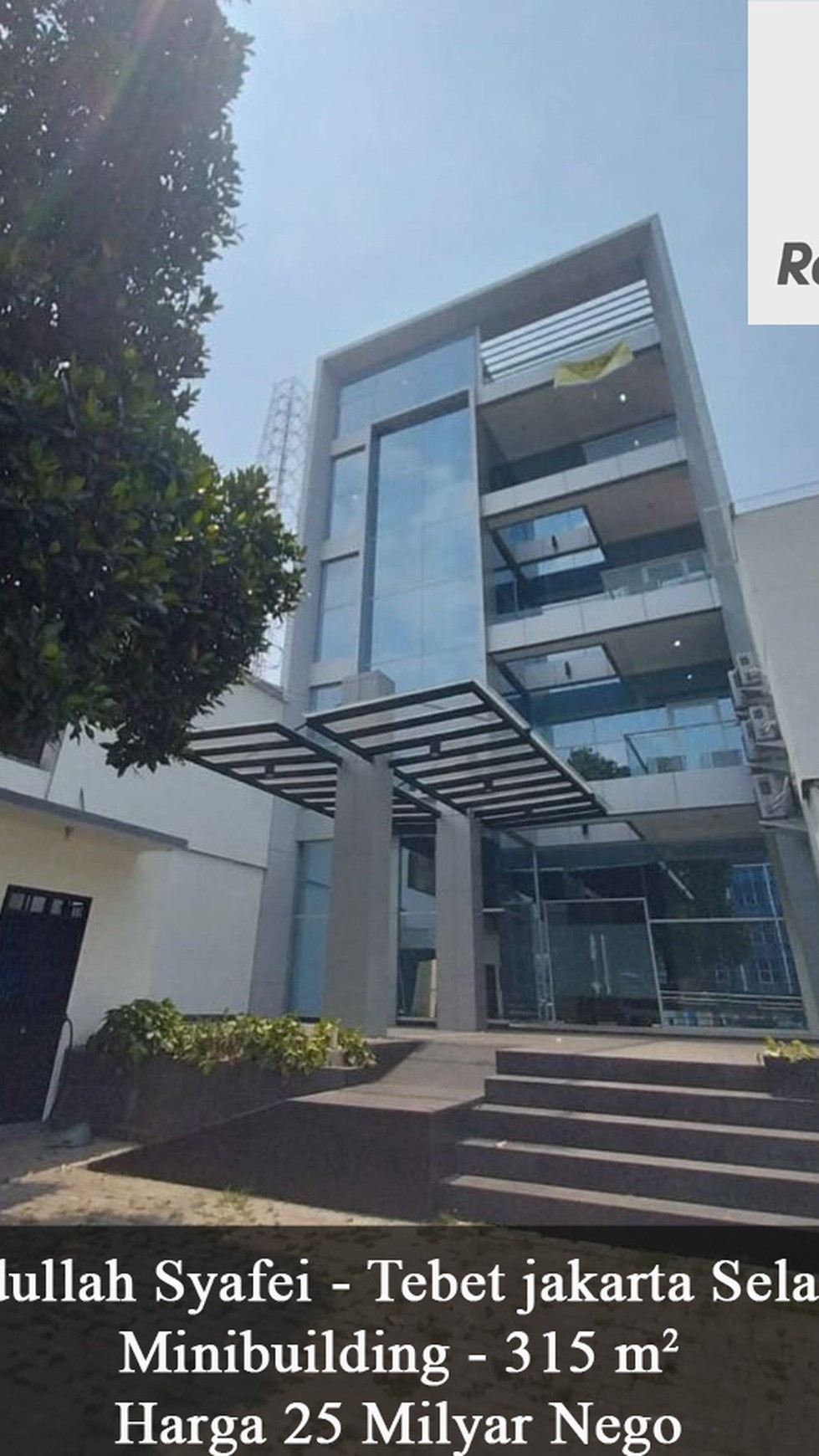 Minibuilding / Ruko Baru 5 Lantai Abdullah Syafei Raya Tebet - Jakarta Selatan