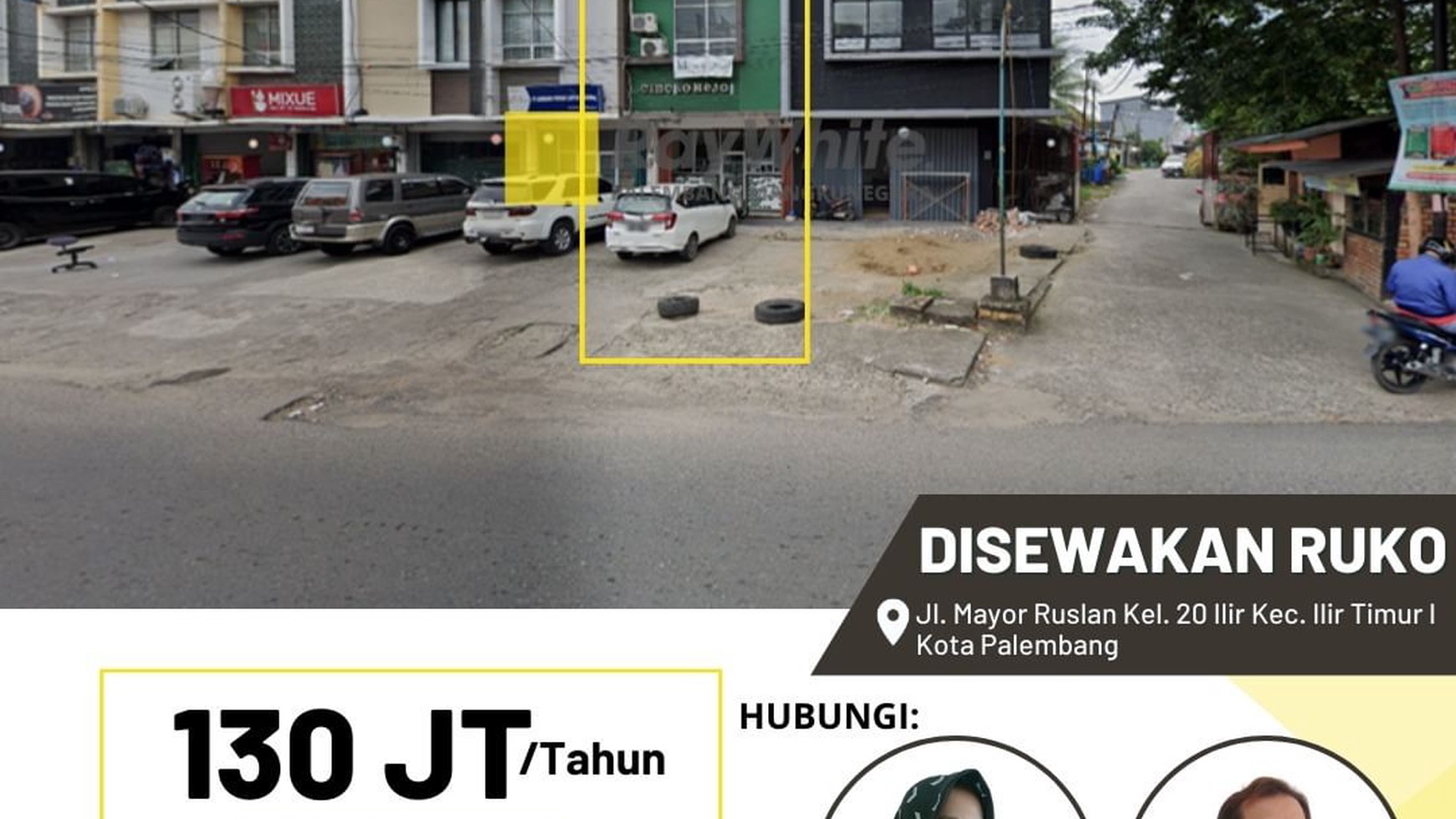 Disewakan Ruko satu Pintu di Palembang