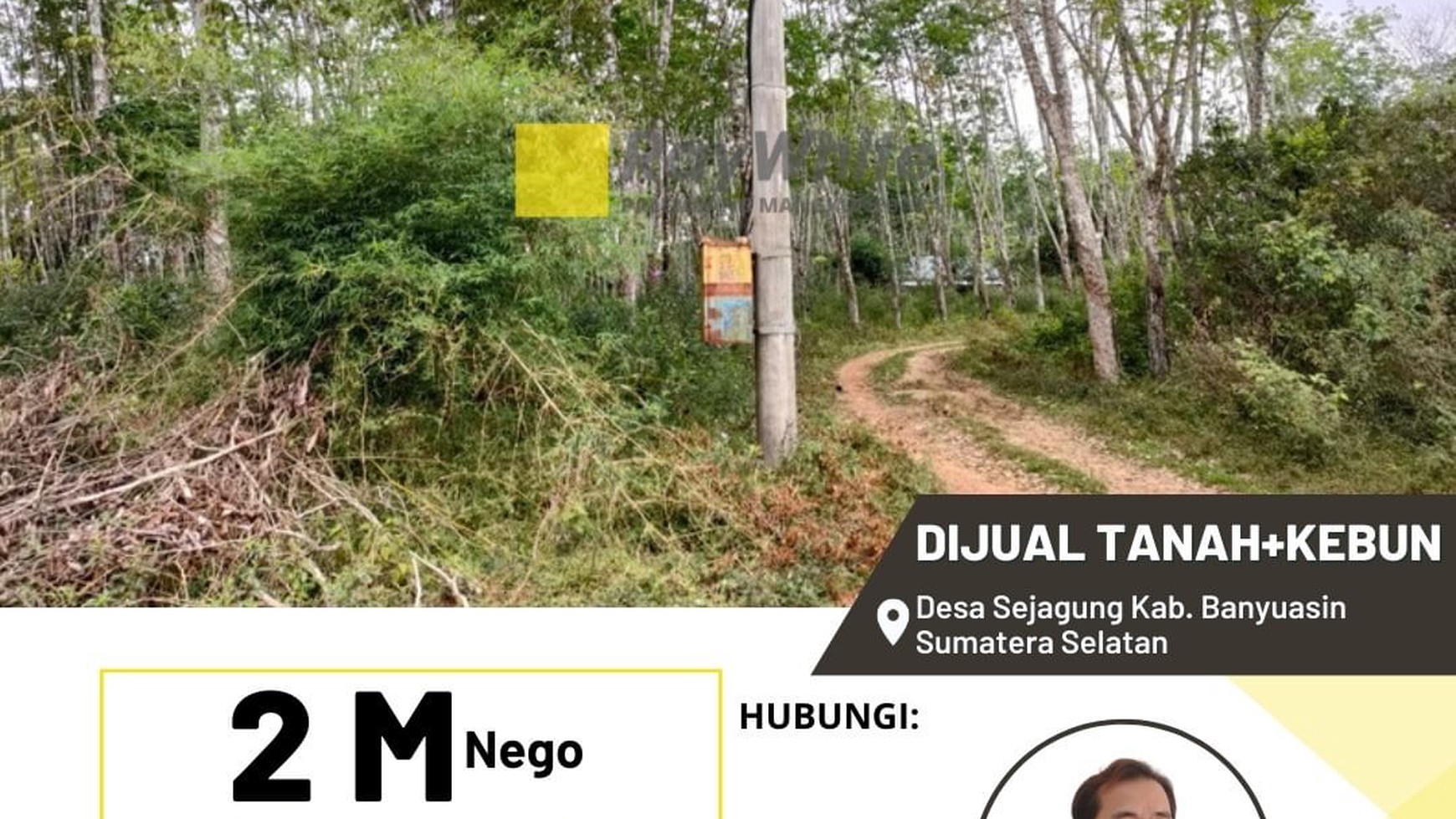 Dijual Tanah dan Kebun