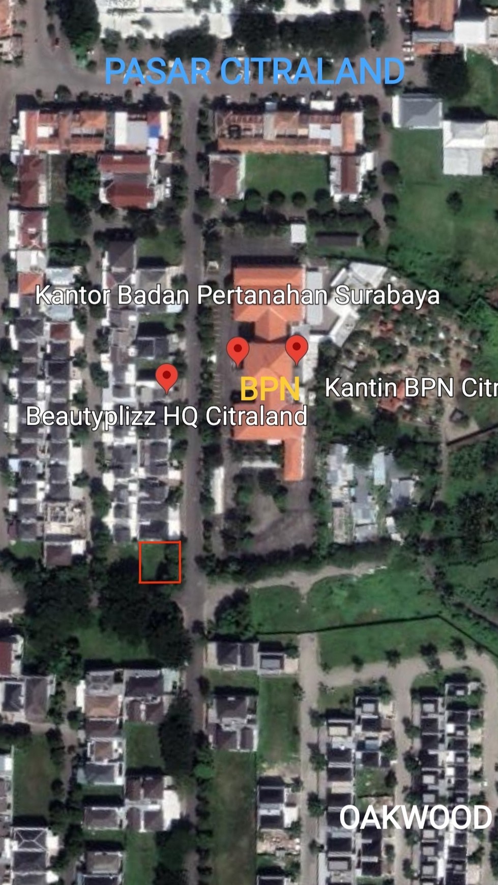 TANAH COMMERCIAL AREA TAMAN PUSPA RAYA