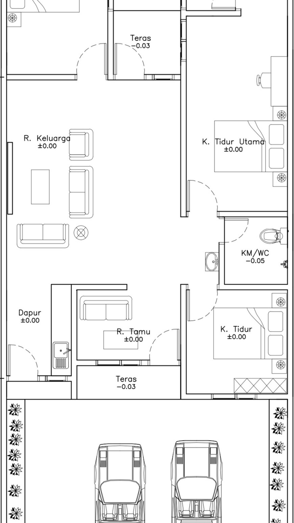 Ads02. Dijual Rumah Nanas Pondok Tjandra Indah