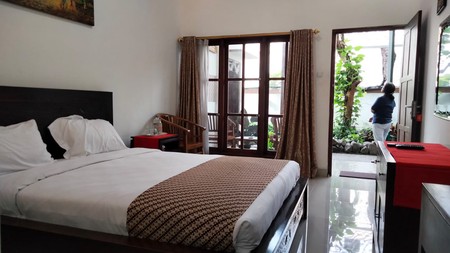 Hotel Aktif 10 Kamar Full Furnish Lokasi Dekat Candi Prambanan 