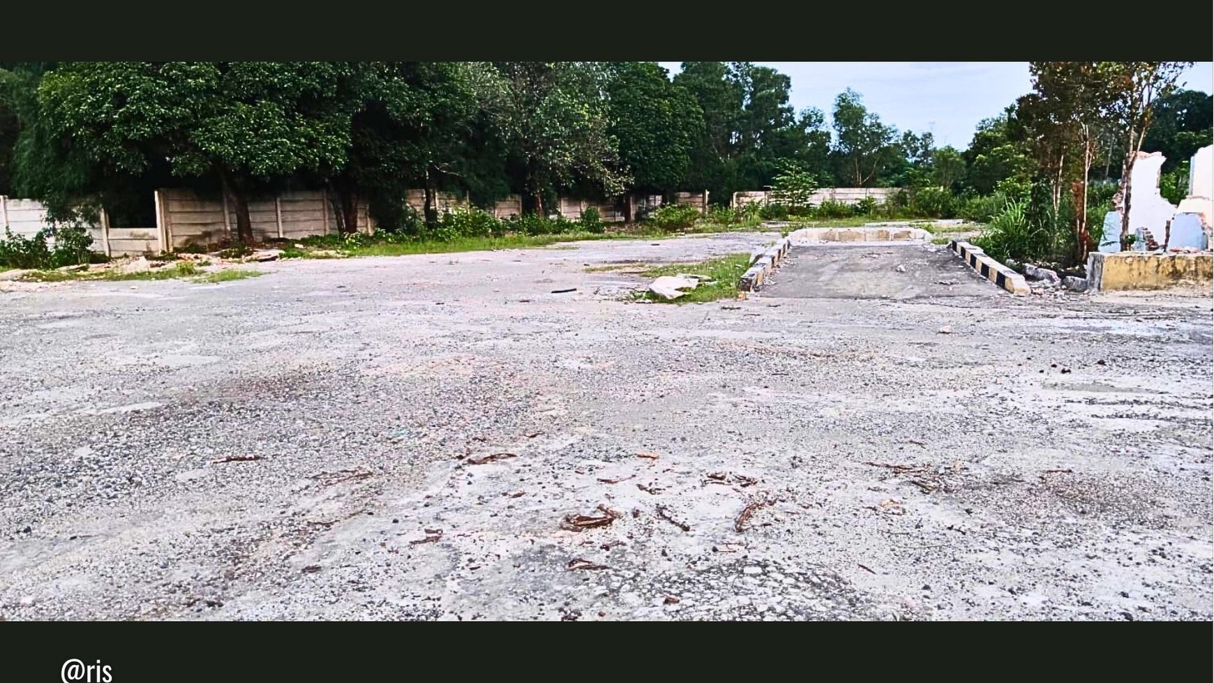 Tanah Kavling Luas Ex Batch Plant Jalan Lebar Truk Molen Lewat