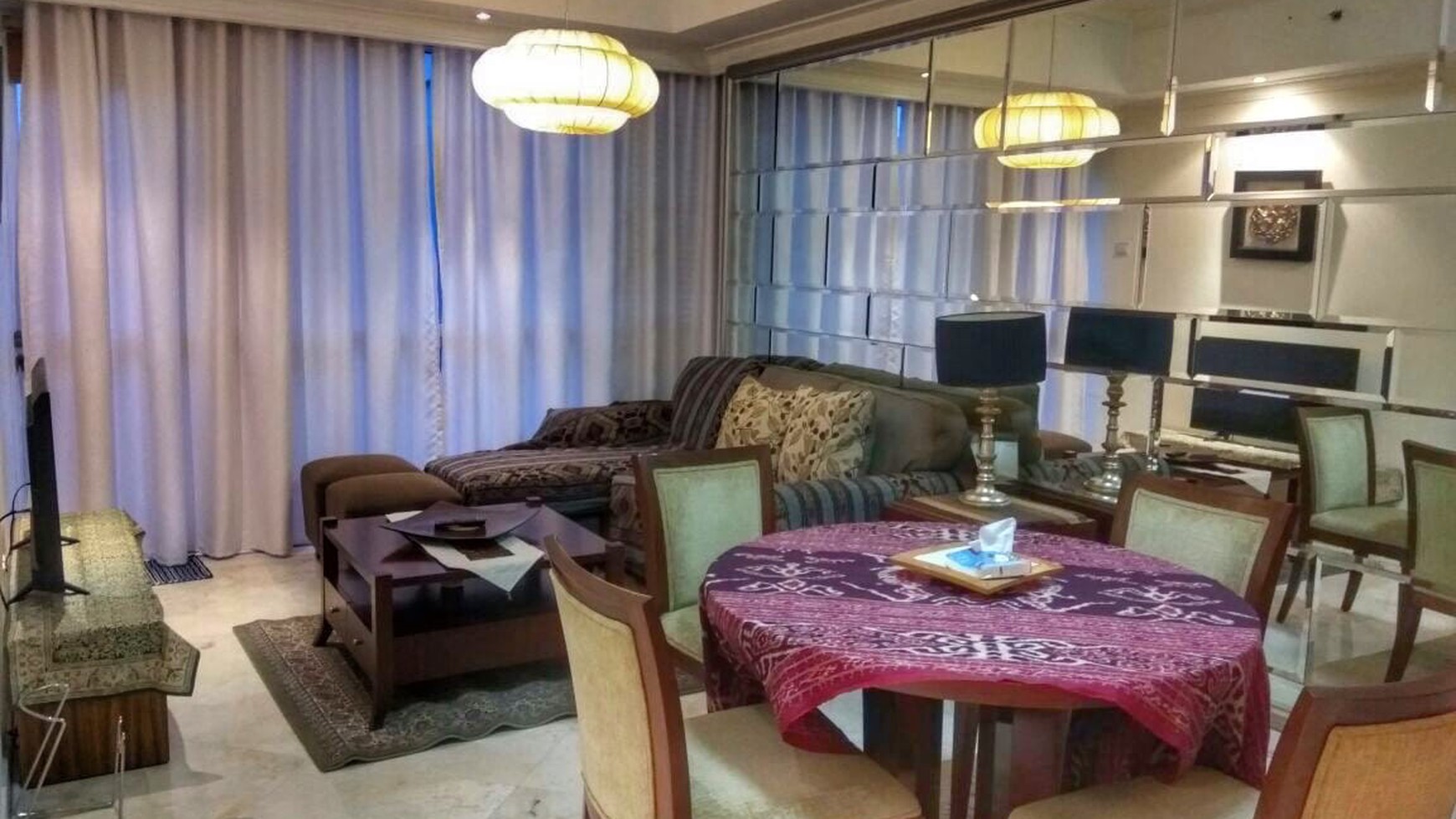 Bellagio Residence Mega Kunigan, 2 bedroom, 104sqm, close to china embassy,  furnished