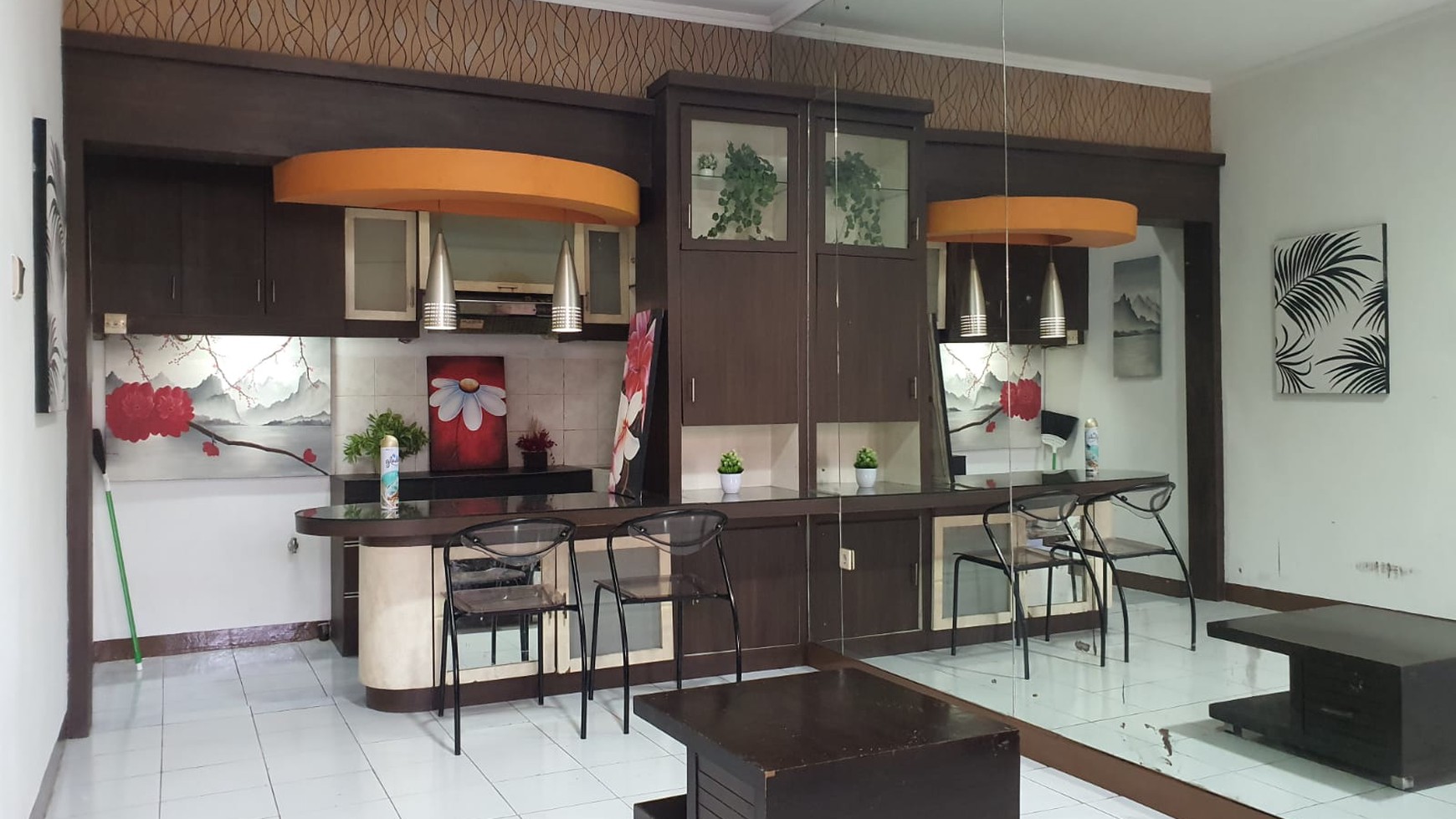 Rumah Furnished Minimalis di Taman di TAMAN HARAPAN BARU Bekasi