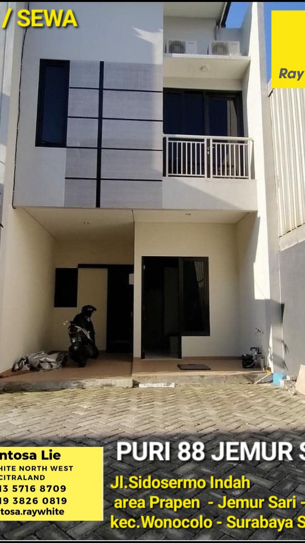 Dijual / Disewakan Rumah Puri 88 Jemur Sari - Sidosermo Indah - Surabaya Selatan - Dekat Prapen, Jemur Sari , Akses TOL