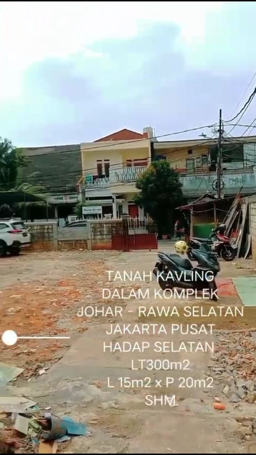 Dijual Tanah di Johar Baru Jakarta Pusat