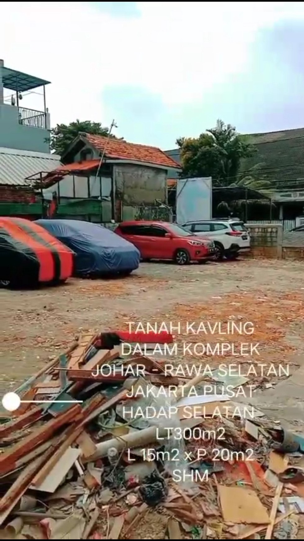 Dijual Tanah di Johar Baru Jakarta Pusat