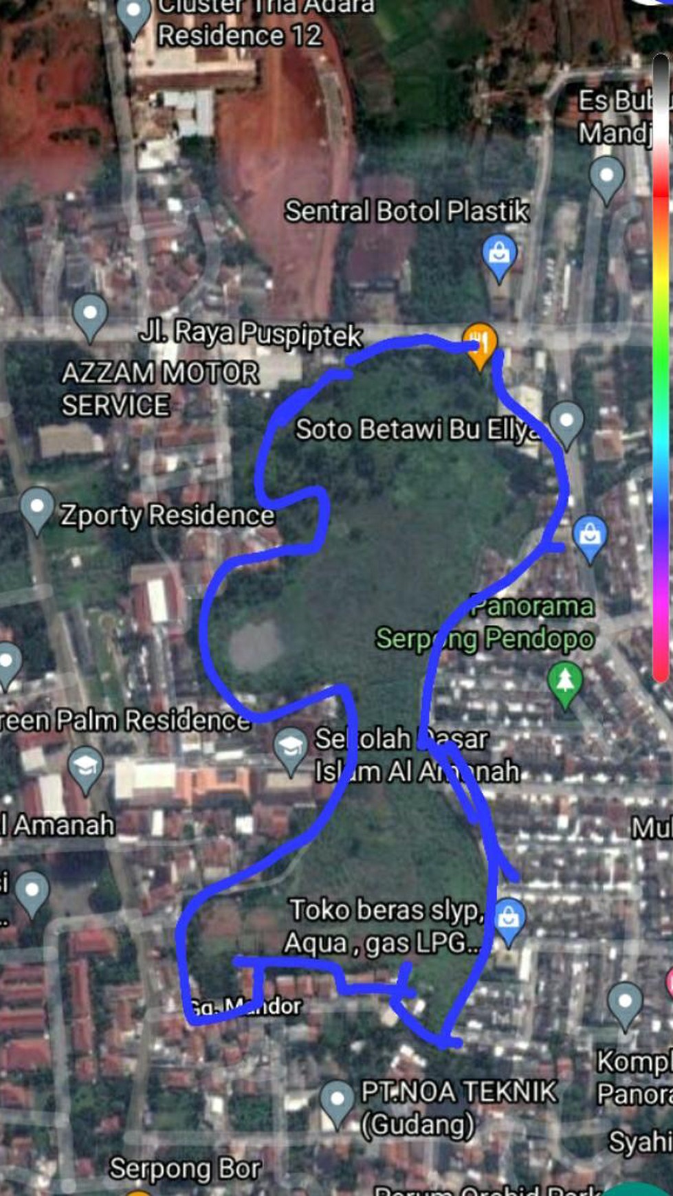 Tanah Luas 5,8 Ha di Tangsel, Banten